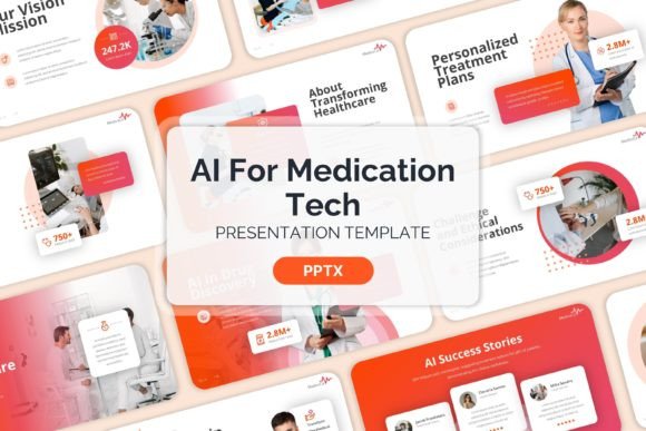 AI for Medication Tech: Professional PPT Templates for Startups