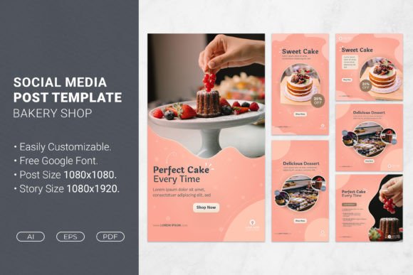 Bakery Shop Social Media Templates: A Practical Design Toolkit