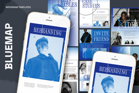 Bluemap Instagram Templates: A Designer's Toolkit for Visual Impact