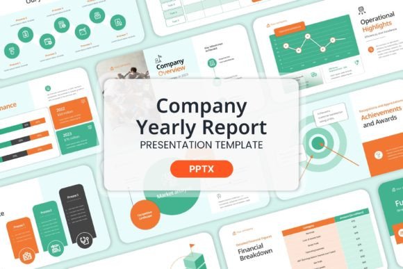 Company Yearly Report - PPT Templates: A Professional Edge for Your Business