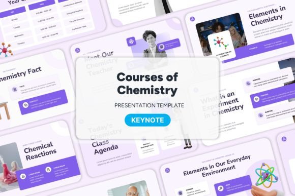 Courses of Chemistry - Keynote Templates: Design for Impact