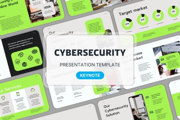 Cyber Security - Keynote Templates: Professional Creative Design