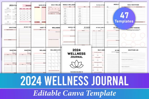 Designing Your 2024 Wellness Journey with Canva Templates