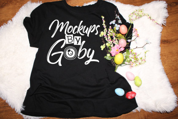 Easter Templates & Black T-shirt Mockup: A Designer's Combo