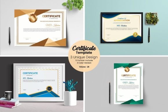 Elegant Certificate Design Templates for Any Achievement
