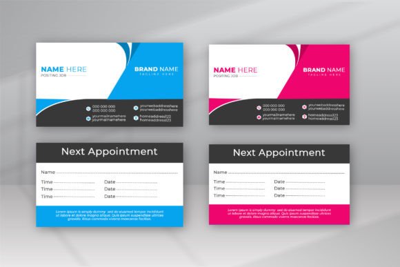 Elevate Your Brand with Modern Appointment Card Templates