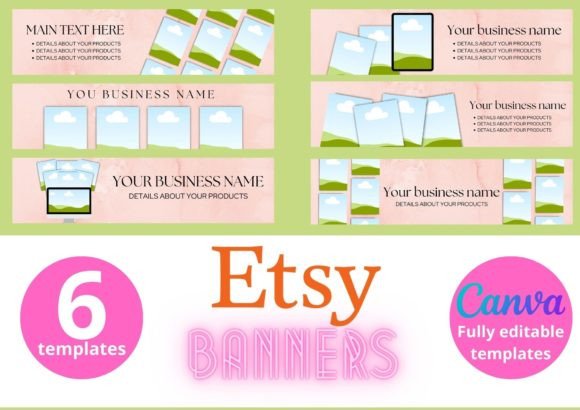 Elevate Your Etsy Shop: A Guide to Banners Canva Templates