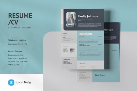 Elevate Your Job Search with Resume/CV PSD Design Templates Vol 19.2