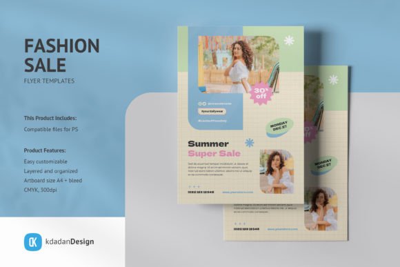 Fashion Flyer Set PSD Templates Vol 12: Streamline Your Style