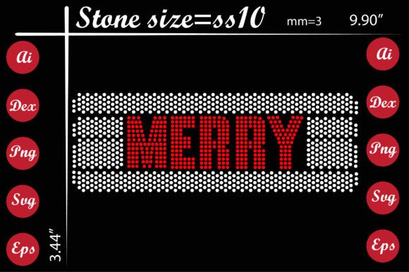 Merry Rhinestone Design Templates for Sparkling Projects