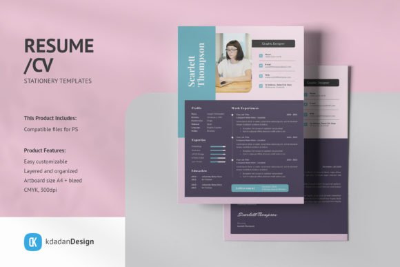 Modernize Your Career with Resume/CV PSD Design Templates Vol 183