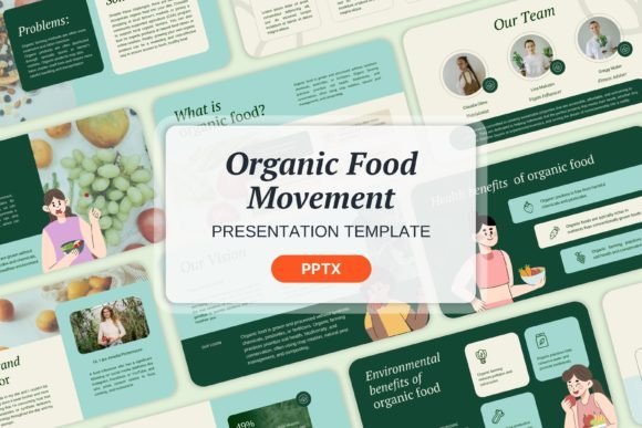 Organic Food Movement - PPT Templates for Your Business