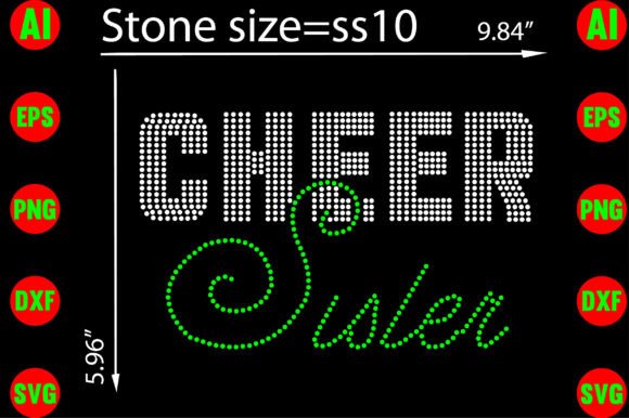 Sparkle and Spirit: Working with Cheer Sister Rhinestone Designs