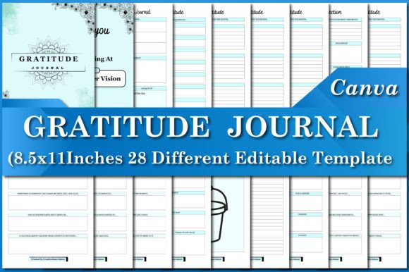 Transform Your Daily Mindset with These Canva Gratitude Templates