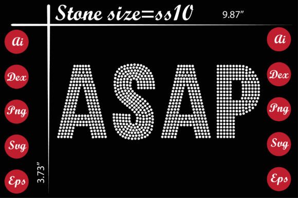 Unlock Instant Sparkle with Asap Rhinestone Templates Design